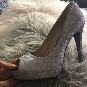 Silver heels